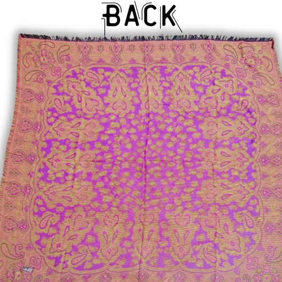 Vintage FENDI Scarf | Oversized Wrap | 90s Paisley, Leopard Print - Picture 8 of 12